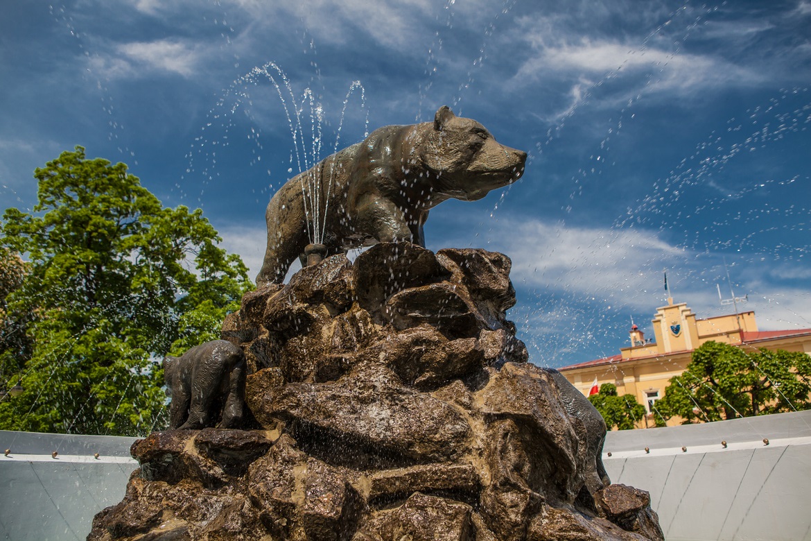 fontein de Bron van de Beer water