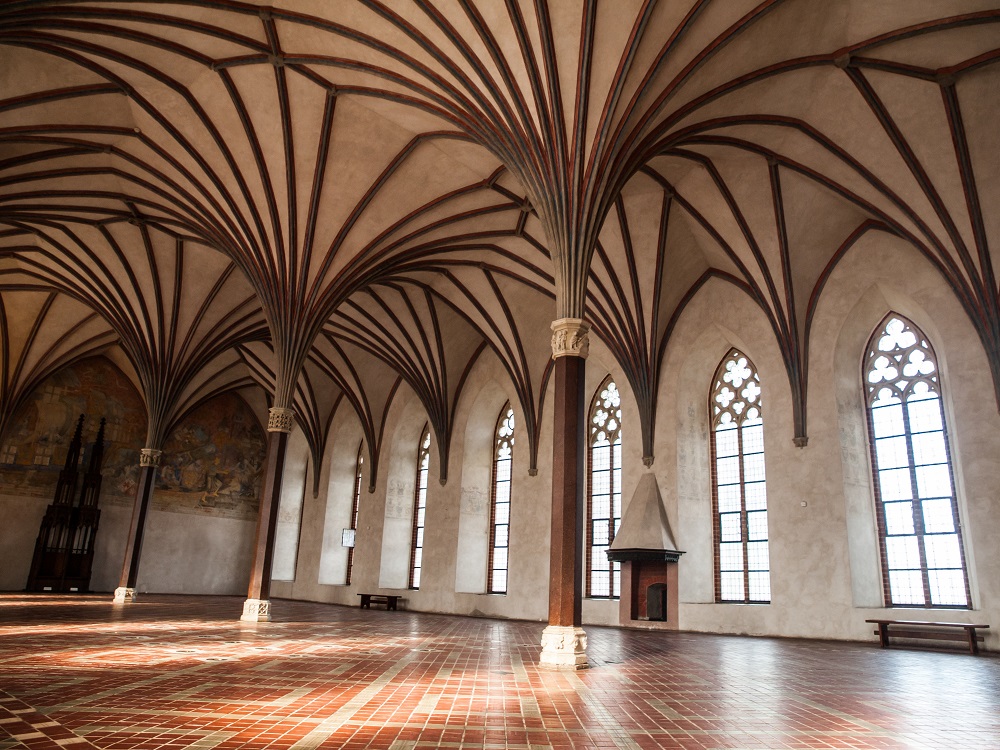 Kasteel Malbork interieur