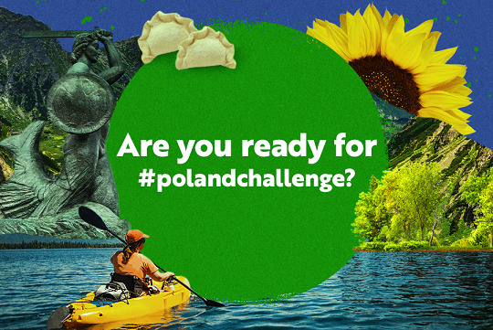 "POLAND. CHALLENGE ACCEPTED." DOE MEE EN WIN EEN VERBLIJF IN POLEN! 