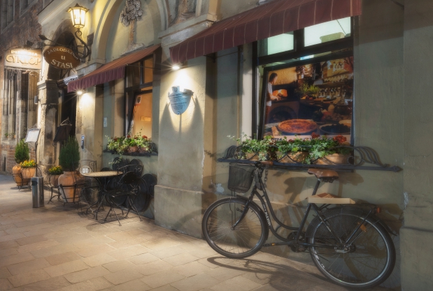 Krakow på cykel
