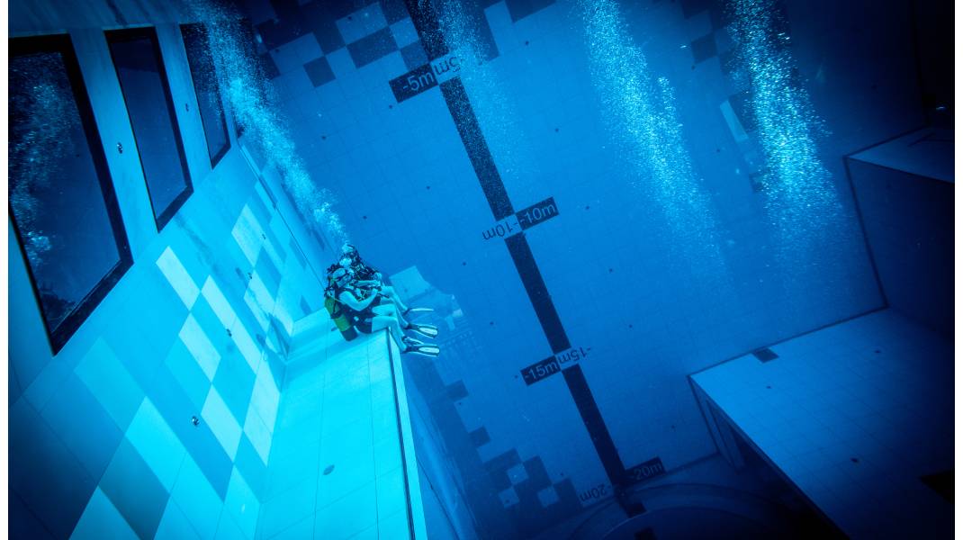 Deepspot i Polen: Världens djupaste pool